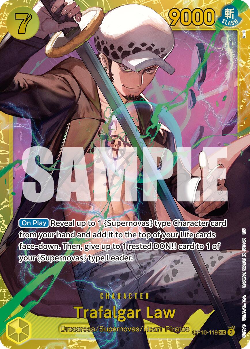One Piece Card Game: Trafalgar Law - OP10-119 (Reprint) card image