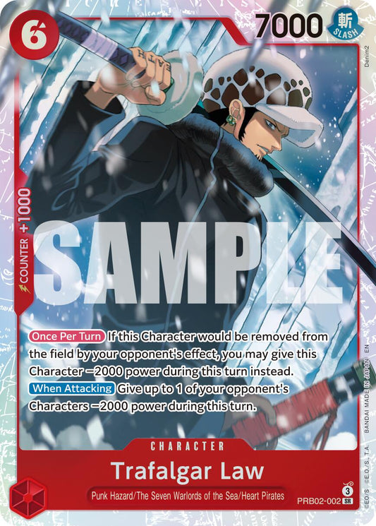 One Piece Card Game: Trafalgar Law - PRB02-002 card image