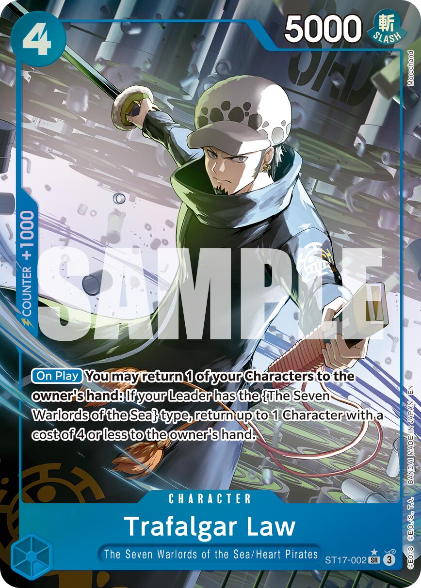 One Piece Card Game: Trafalgar Law - ST17-002 (Alternate Art) card image