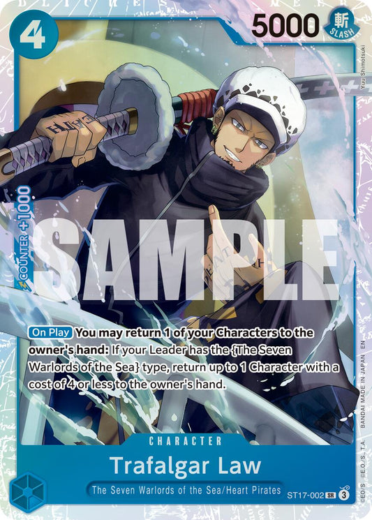 One Piece Card Game: Trafalgar Law - ST17-002 (Reprint) card image