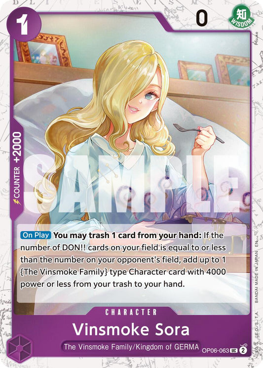 One Piece Card Game: Vinsmoke Sora (Pirate Foil) card image