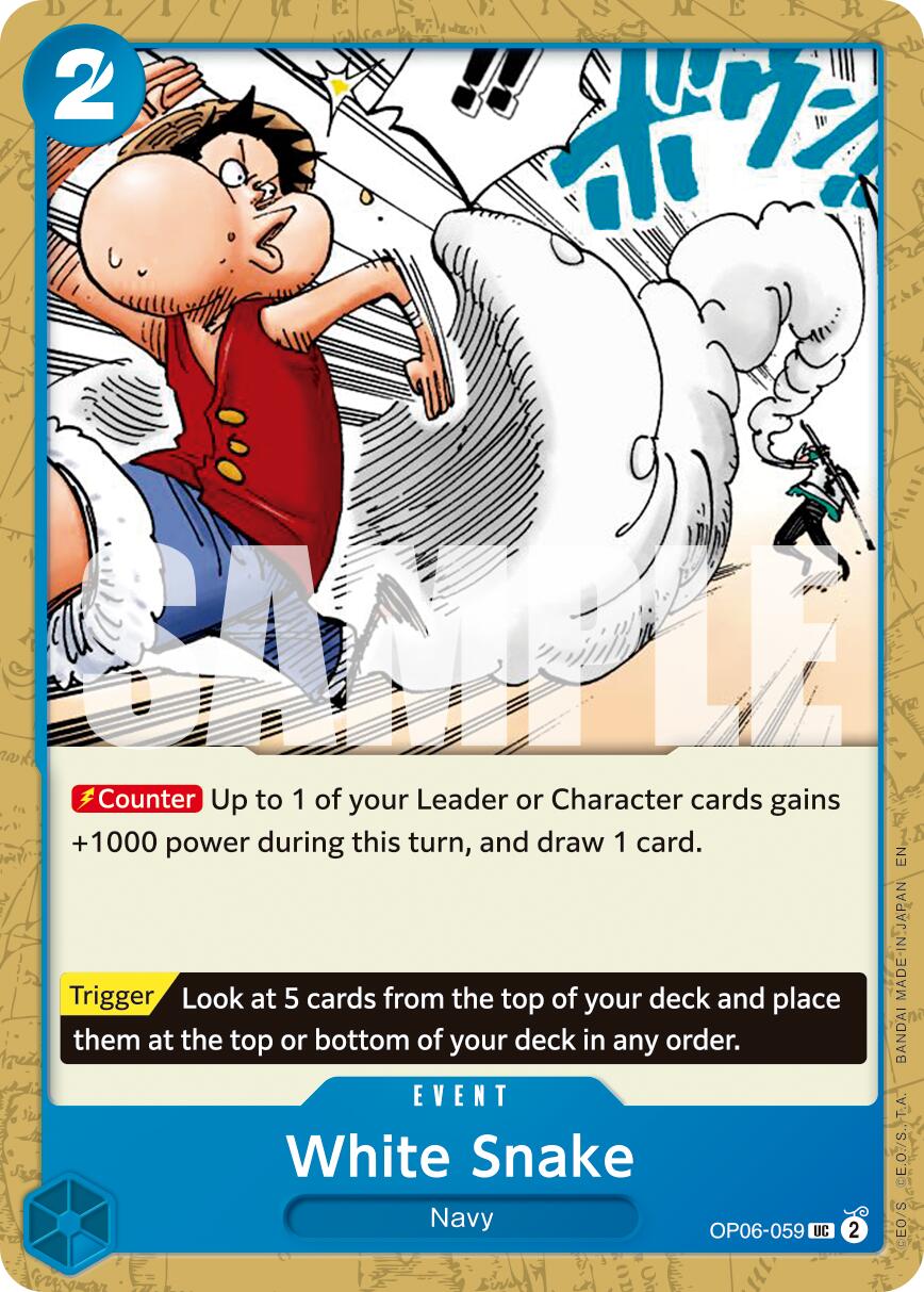 One Piece Card Game: White Snake (Reprint) card image