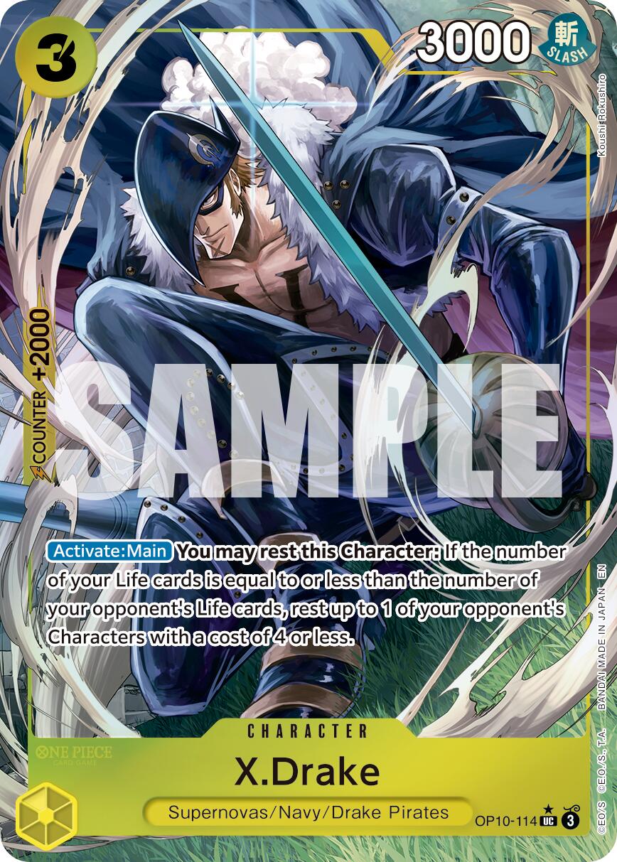 One Piece Card Game: X.Drake (Alternate Art) card image