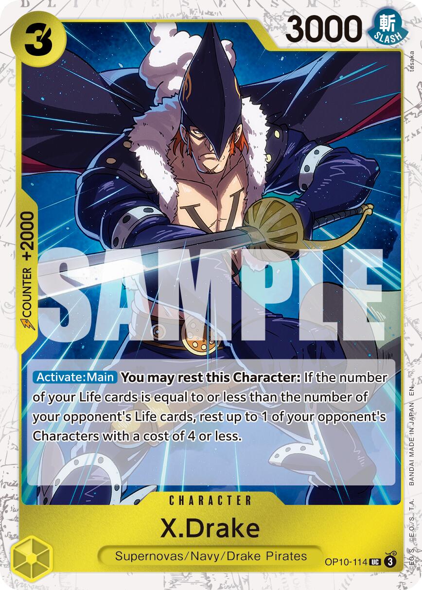 One Piece Card Game: X.Drake (Pirate Foil) card image