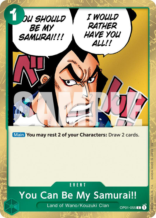 One Piece Card Game: You Can Be My Samurai!! (Pirate Foil) card image
