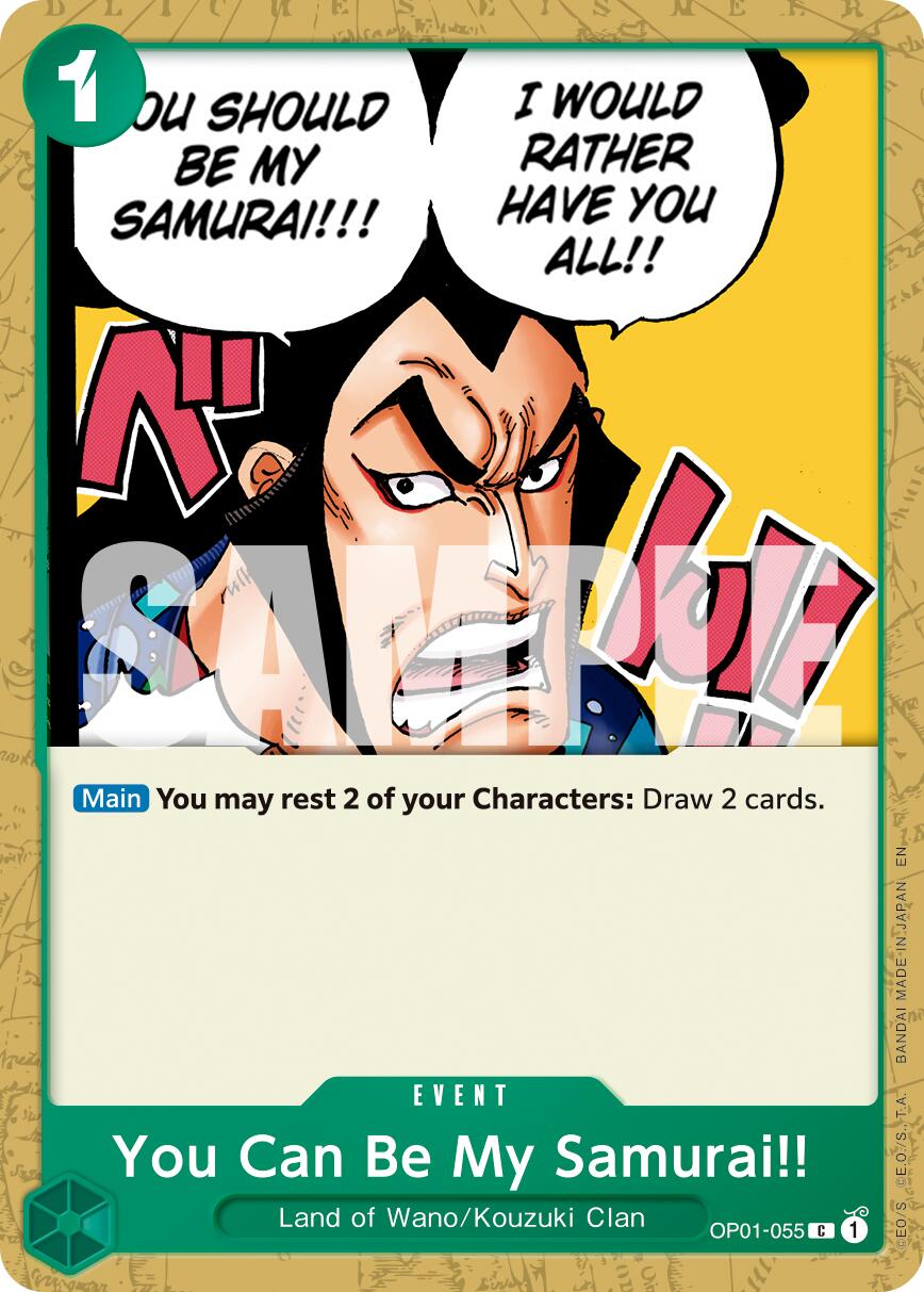 One Piece Card Game: You Can Be My Samurai!! (Reprint) card image