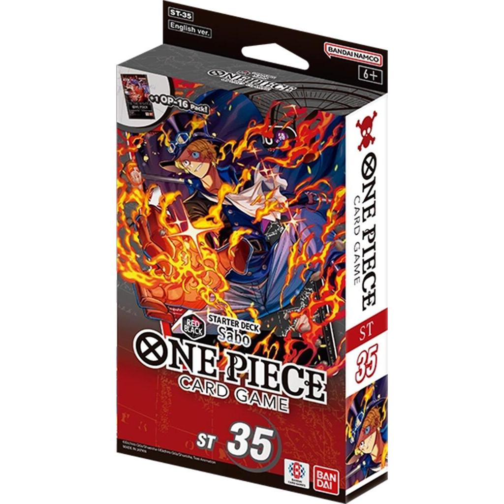 One Piece Card Game: Starter Deck 35: RED/BLACK Sabo card image