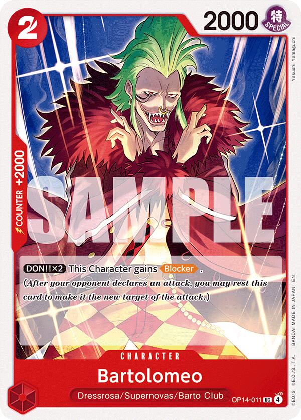 One Piece Card Game: Bartolomeo card image