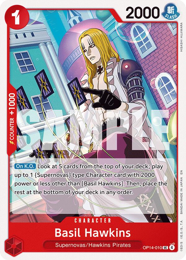 One Piece Card Game: Basil Hawkins card image