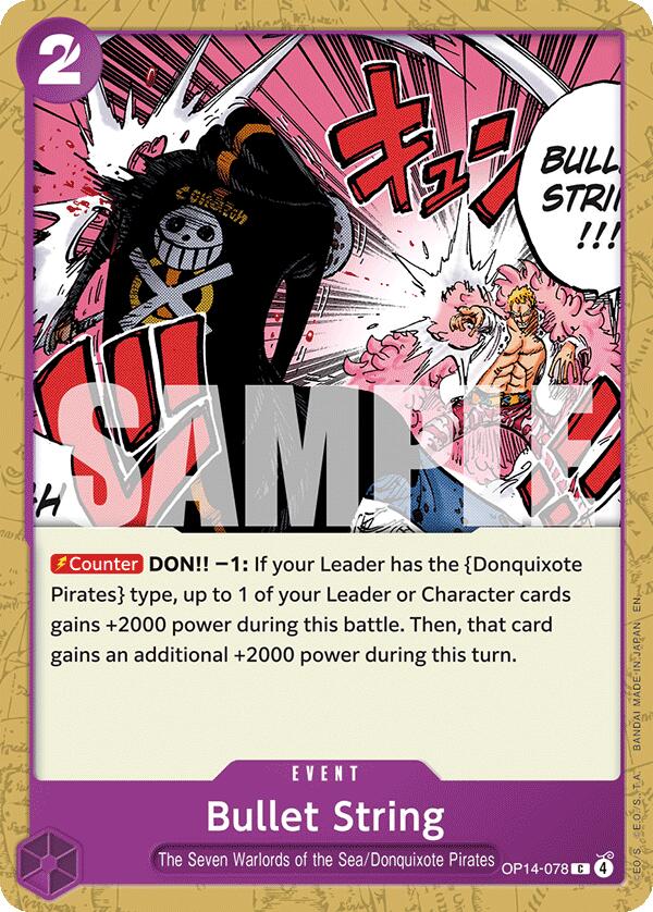 One Piece Card Game: Bullet String card image