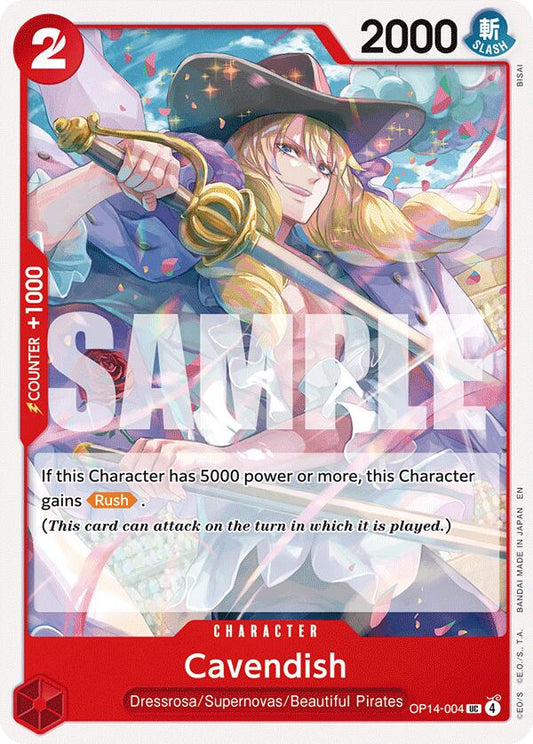 One Piece Card Game: Cavendish card image