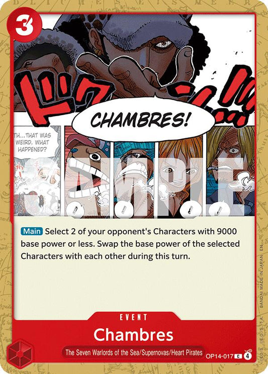 One Piece Card Game: Chambres card image