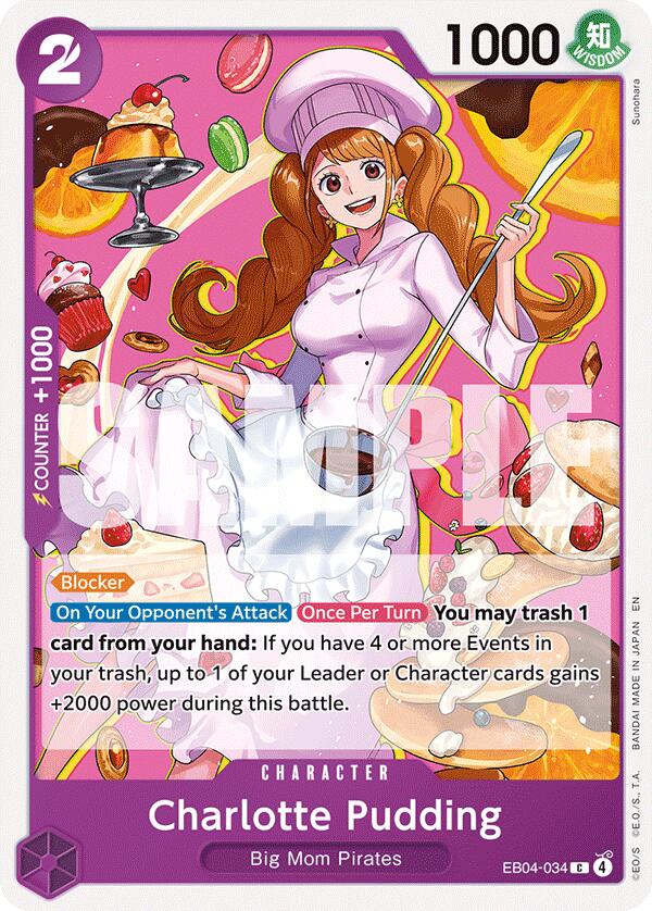 One Piece Card Game: Charlotte Pudding card image