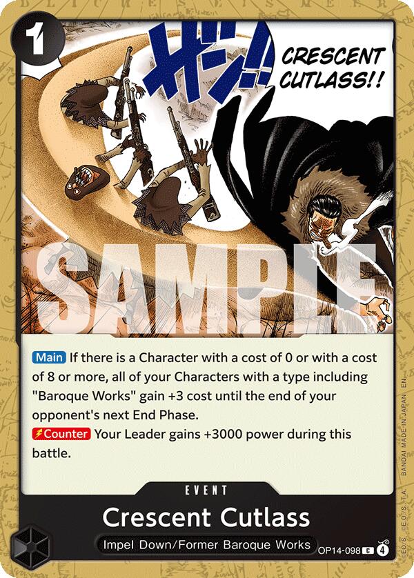 One Piece Card Game: Crescent Cutlass card image