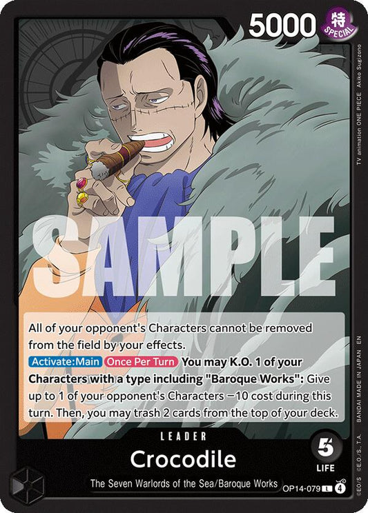One Piece Card Game: Crocodile - OP14-079 card image