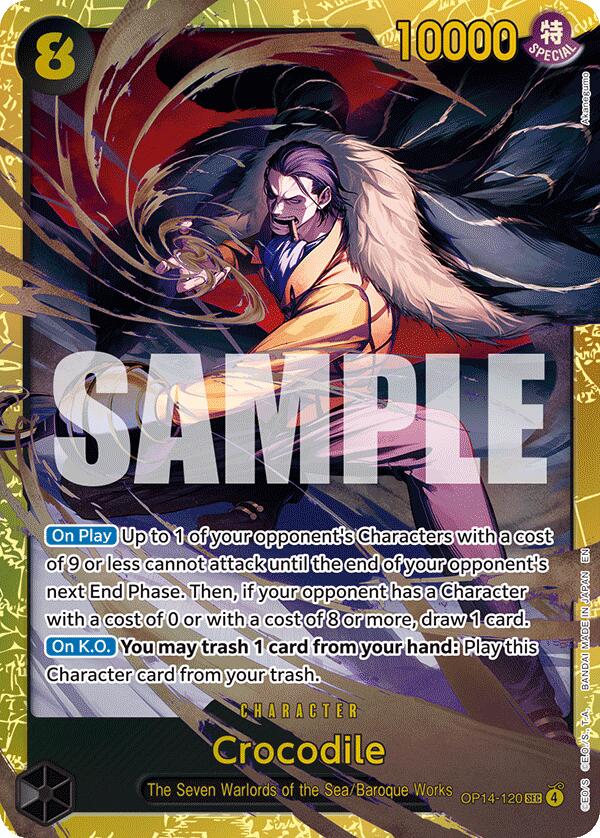 One Piece Card Game: Crocodile - OP14-120 card image
