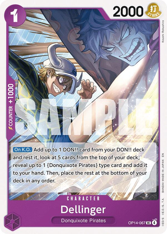 One Piece Card Game: Dellinger card image