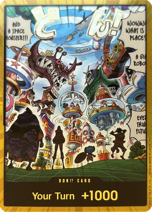 One Piece Card Game: DON!! Card (Egghead) (Gold) card image