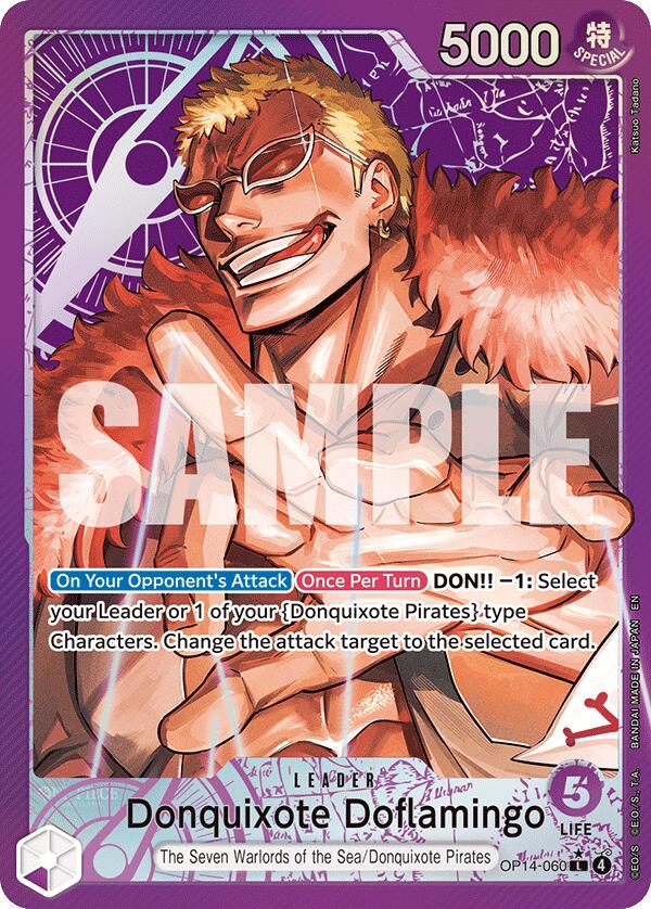 One Piece Card Game: Donquixote Doflamingo - OP14-060 (Alternate Art) card image