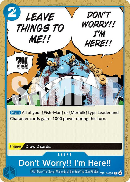 One Piece Card Game: Don't Worry!! I'm Here!! card image