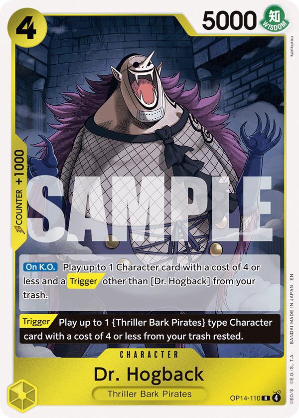 One Piece Card Game: Dr. Hogback card image