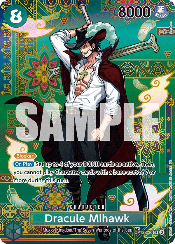 One Piece Card Game: Dracule Mihawk - OP12-030 (SP) card image