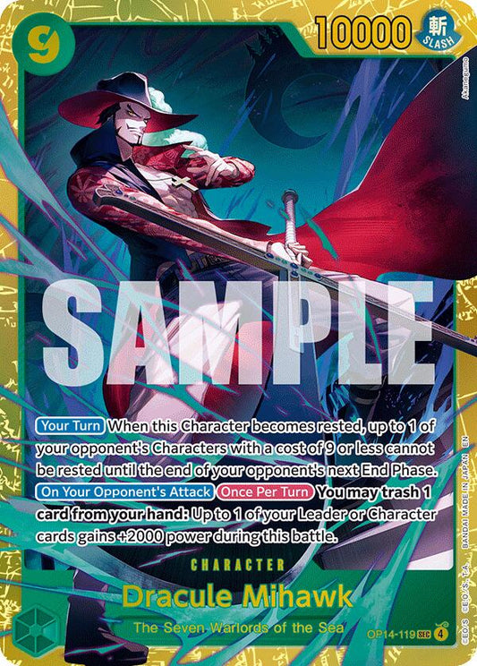 One Piece Card Game: Dracule Mihawk - OP14-119 card image