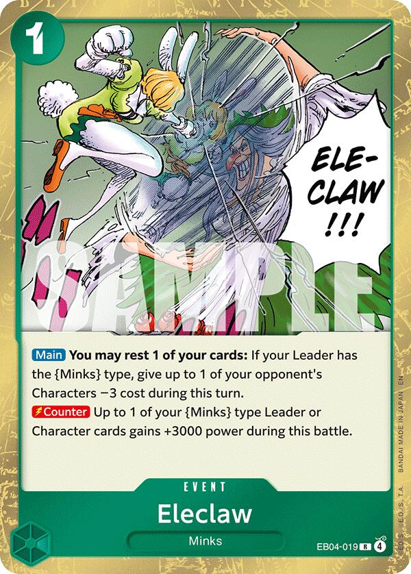 One Piece Card Game: Eleclaw card image