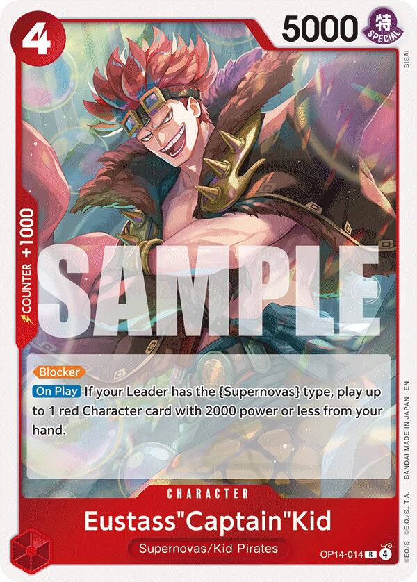 One Piece Card Game: Eustass"Captain"Kid - OP14-014 card image