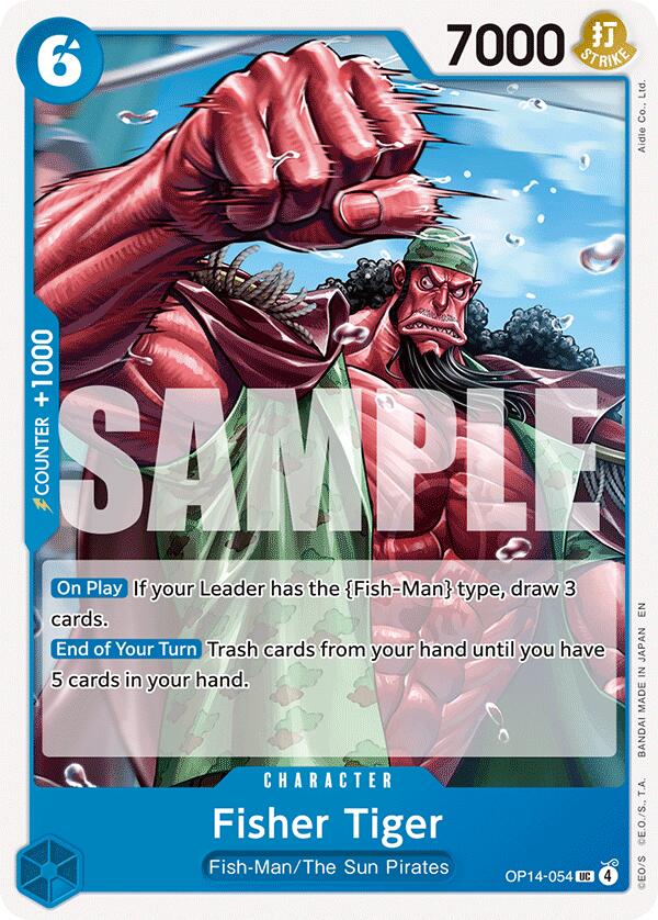 One Piece Card Game: Fisher Tiger card image