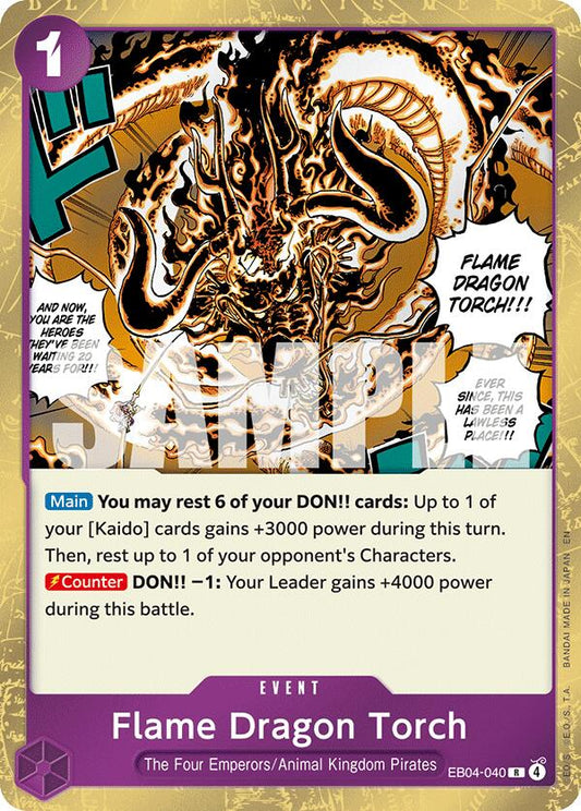 One Piece Card Game: Flame Dragon Torch card image