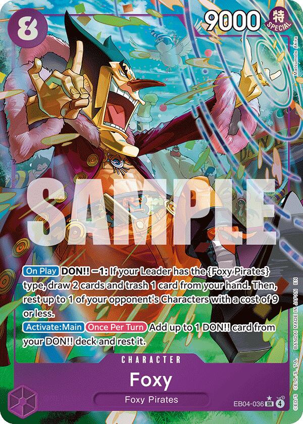 One Piece Card Game: Foxy (Alternate Art) card image