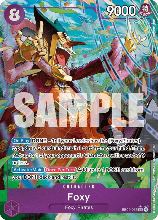 One Piece Card Game: Foxy (Alternate Art) card image