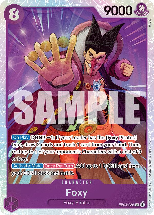 One Piece Card Game: Foxy card image
