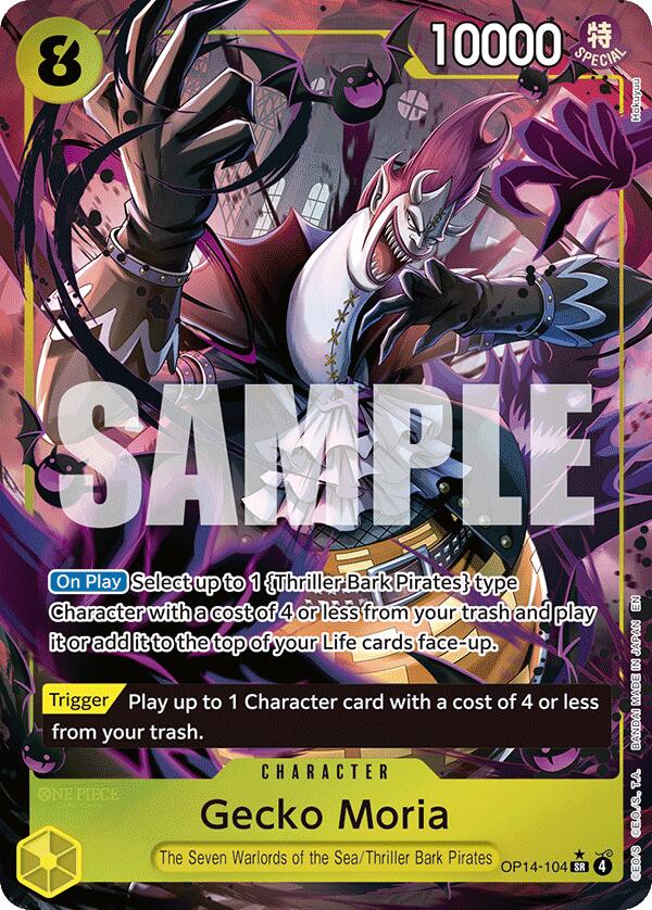 One Piece Card Game: Gecko Moria - OP14-104 (Alternate Art) card image