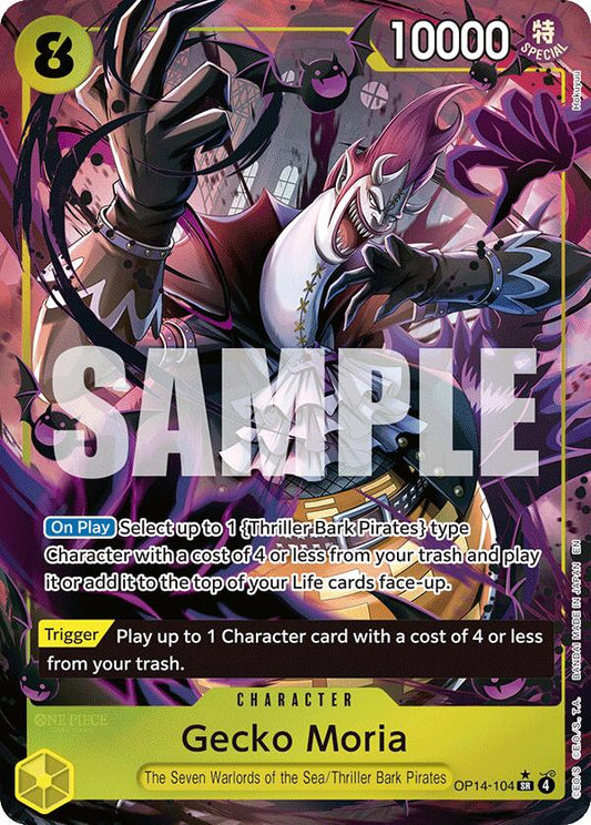 One Piece Card Game: Gecko Moria - OP14-104 (Alternate Art) card image