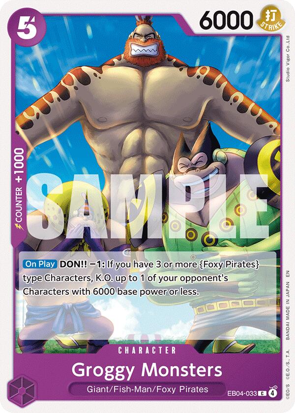 One Piece Card Game: Groggy Monsters card image