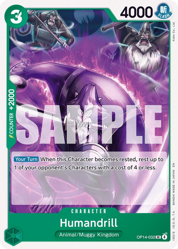 One Piece Card Game: Humandrill card image