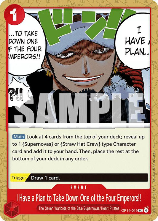 One Piece Card Game: I Have a Plan to Take Down One of the Four Emperors!! card image