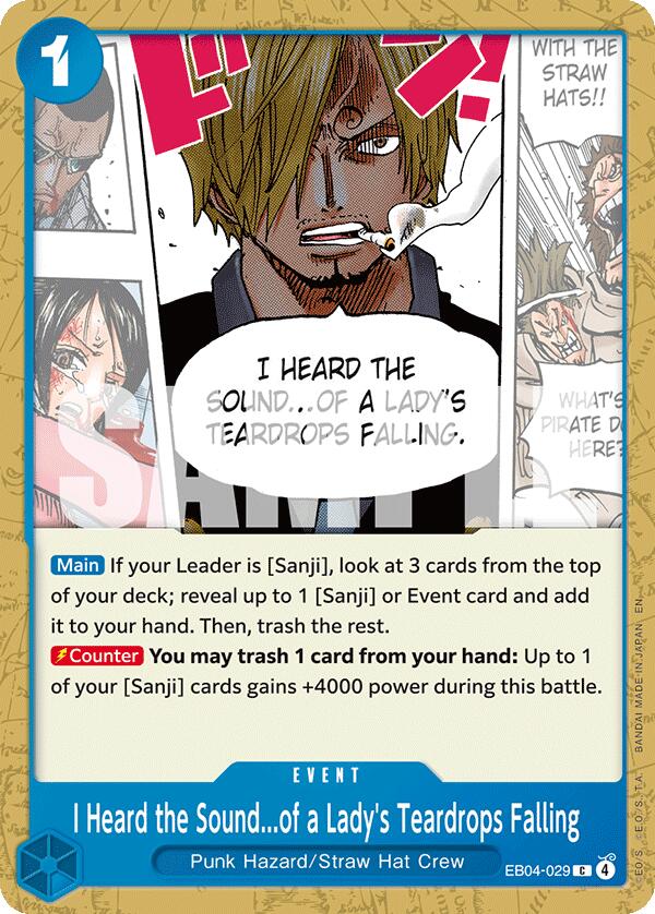 One Piece Card Game: I Heard the Sound...of a Lady's Teardrops Falling card image