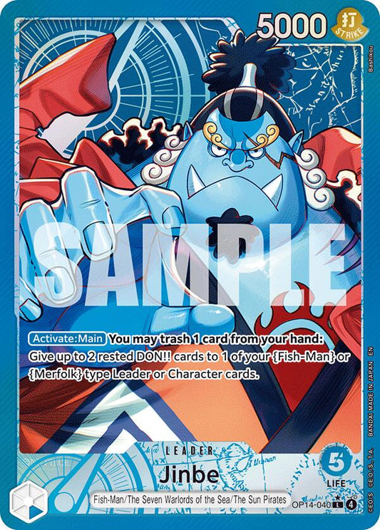 One Piece Card Game: Jinbe - OP14-040 (Alternate Art) card image