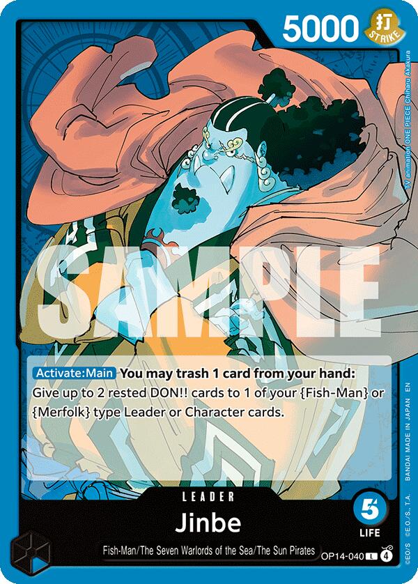 One Piece Card Game: Jinbe - OP14-040 card image