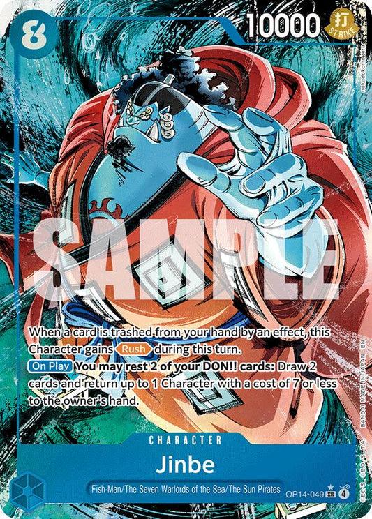 One Piece Card Game: Jinbe - OP14-049 (Alternate Art) card image