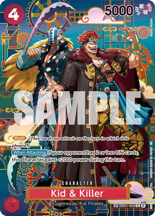 One Piece Card Game: Kid & Killer - EB01-003 (SP) card image