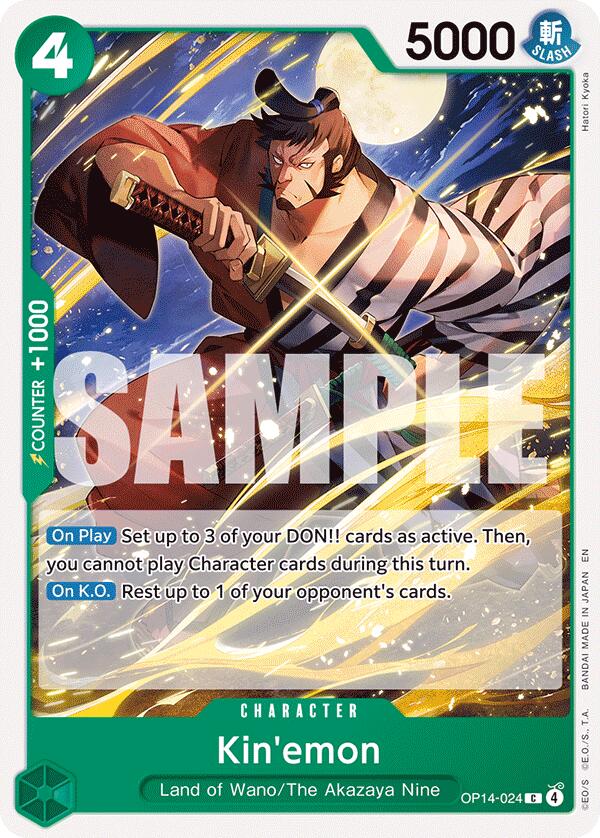 One Piece Card Game: Kin'emon card image