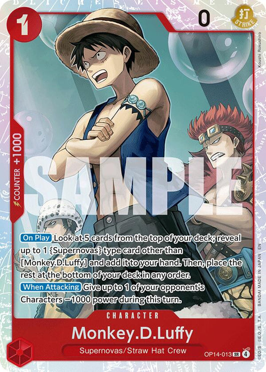 One Piece Card Game: Monkey.D.Luffy - OP14-013 card image