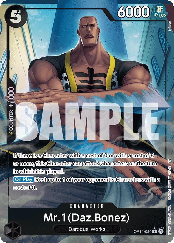 One Piece Card Game: Mr.1 (Daz.Bonez) (Alternate Art) card image