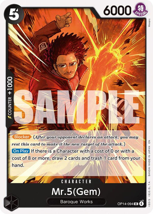 One Piece Card Game: Mr.5(Gem) card image