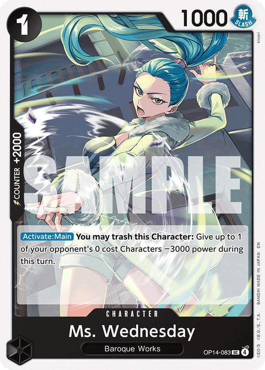 One Piece Card Game: Ms. Wednesday card image