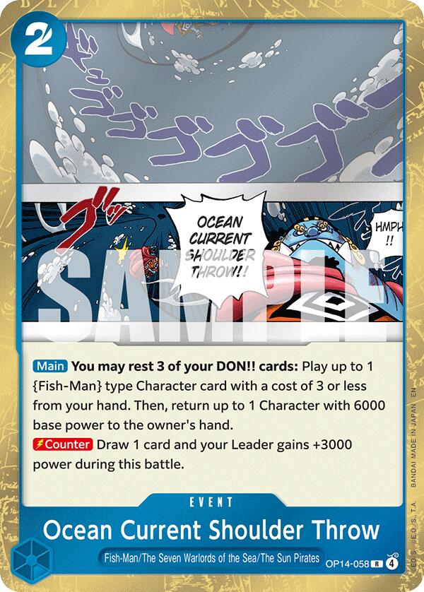 One Piece Card Game: Ocean Current Shoulder Throw card image